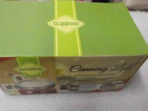 100 Wide Mouth Canning Lids...