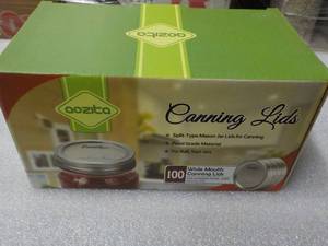 100 Wide Mouth Canning Lids...
