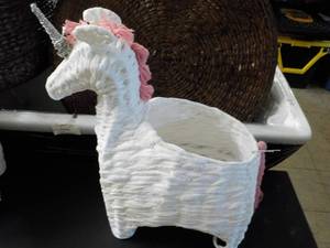 Unicorn Novelty Rope Paper Basket 2...