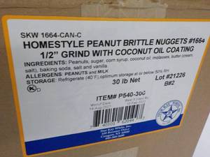 30 lb. Box Frozen Homestyle Peanut ...