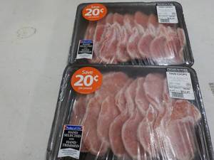 2 Frozen Pkgs Thin Pork Chops...