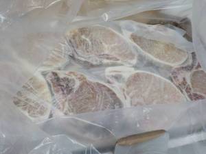 10 lb. Box Frozen Bone-In Pork Chop...
