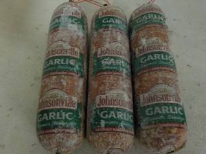 3 Frozen Johnsonville Garlic Sausag...