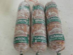 3 Frozen Johnsonville Garlic Sausag...