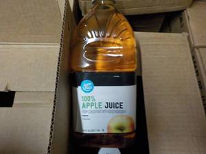 8 - 64 oz Happy Belly Apple Juice...