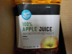 8 - 64 oz Happy Belly Apple Juice...
