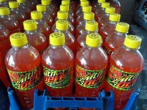 24 pack Mountain Dew Flamin Hot...