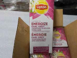 6 Boxes Lipton Energize Earl Grey B...