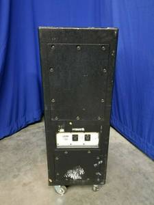 lot 1 image: EAW KF850  KF850ef 3-Way Virtual Array TRI-Amplified Full-Range Pro Audio Loudspeaker  Speaker & Caster Pallet (Dolly) Option