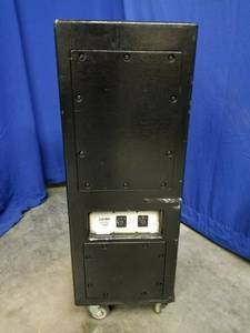lot 2 image: EAW KF850  KF850ef 3-Way Virtual Array TRI-Amplified Full-Range Pro Audio Loudspeaker  Speaker & Caster Pallet (Dolly) Option