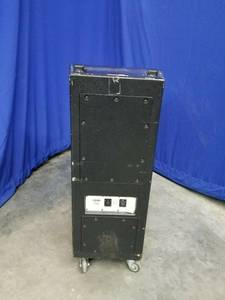 lot 103 image: EAW KF850  KF850ef 3-Way Virtual Array TRI-Amplified Full-Range Pro Audio Loudspeaker  Speaker & Caster Pallet Option