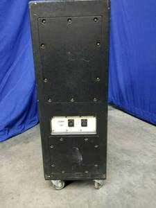 lot 22 image: EAW KF850  KF850ef 3-Way Virtual Array TRI-Amplified Full-Range Pro Audio Loudspeaker  Speaker & Caster Pallet Option