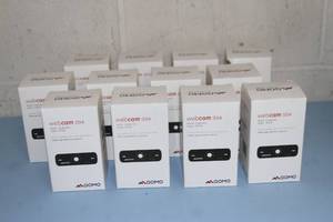 lot 23 image: Lot of 12 - NEW in Box - Qomo High Definition 1080p HD Web Cam Camera Webcam QWC-004