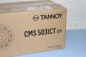 lot 61 image: PAIR of Tannoy CMS 503ICT BM 5 Full Range High Bandwidth Ceiling Loudspeaker Pro Audio Speakers with ICT Driver