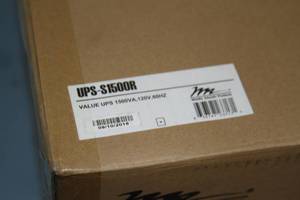 lot 74 image: Middle Atlantic Select Series Uninterruptible Power Supply UPS - Model UPS-S1500R