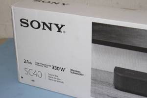 lot 78 image: Sony HT-SC40 2.1 Channel Sound Bar Soundbar with Wireless Subwoofer Sub Woofer - Audio System