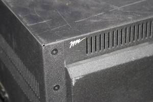 lot 111 image: Middle Atlantic PTRK-14 Portable Rolling 14 Rack Unit Welded Steel Secure Mobile Equipment Rack