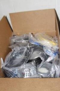 lot 117 image: Large Lot of NEW Pro Audio Video Cables - 70 lbs Pounds - Network LAN HDMI DVI VGA RCA & More