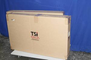 lot 132 image: Lot of 2 - TSi Touch Touchscreen Touch Screen Display Overlay for Samsung 43 Monitors