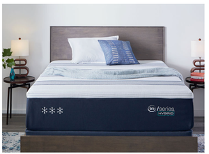 lot 8 image: Brand New Serta iSeries Hybrid 2000 12.5 Firm Queen Mattress