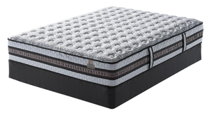 lot 7 image: Brand New Serta iSeries Aficionado Plush Queen Mattress