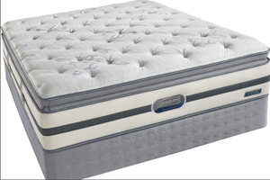 lot 10 image: Brand New Simmons Beautyrest Recharge Plush Pillow Top Queen Mattress