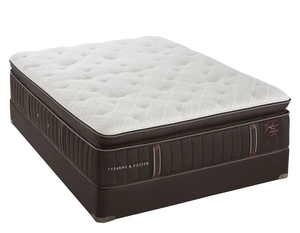 lot 15 image: Brand New Stearns & Foster Lux Estate Luxury Plush Euro Pillow Top 16 King Mattress
