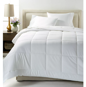 lot 23 image: Brand New Macys Charter Club Down Alternative Super Luxe 300-Thread Count Queen Comforter