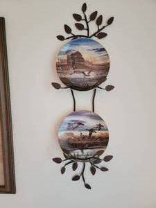 lot 41 image: Four Decorative Hanging Wall Plates