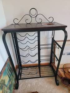 lot 46 image: Wooden Wine Rack 23x1438
