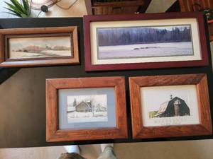 lot 65 image: Assorted Framed Pictures 5pc