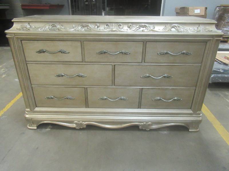 white christmas dresses Dresser 52"H Stylish Bedroom Storage Solution With 3 Open Shelves, 2  Drawers, And 1 Door, White Macadamia White Walnut Particle Board Pine
