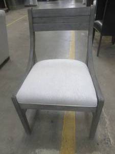 lot 138 image: CREATED FOR MACYs LEGACY CLASSIC FURNITURE Open Back Dining Side Chair With Upholstered Seat.
