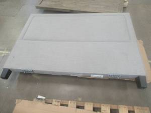lot 188 image: CREATED FOR MACYs JONATHAN LOUIS FURNITURE, Upholstered Queen Headboard Only in Gray. Approximate Dimensions 66 x 48 Tall.