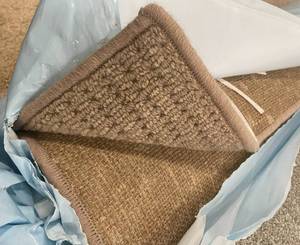 lot 126 image: 7 x 910 Karastan Hatherleigh Mortar Custom Bound Area Rug