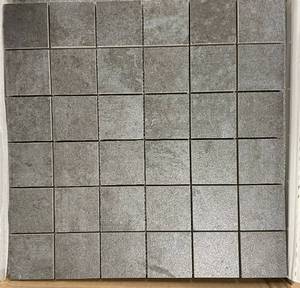 lot 80 image: 49 Sheets Azuliber Hercules Antracita Premium Porcelain Mosaic Tile