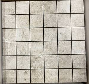 lot 78 image: 52 Sheets Azuliber Hercules Blanco Premium Porcelain Mosaic Tile
