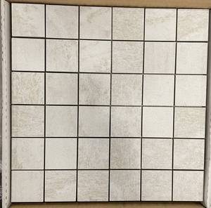 lot 72 image: 54 Sheets Azuliber Paris Beige Premium Porcelain Mosaic Tile