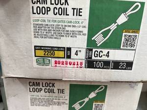 3 BOXES CAM LOCK LOOP COIL TIES