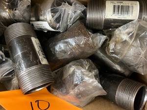 ASSORTED BLACK STEEL FITTINGS