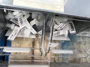 6 TRAY BIN ASSORTED PLASTIC FITTINGS