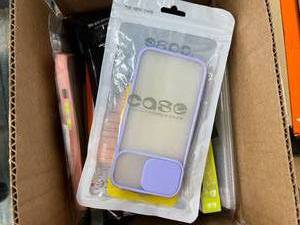 SMALL BOX ASSORTED PHONE CASESSCREEN PROTECTORS, IPHONES