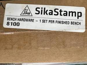 8 BOXES SIKASTAMP BENCH HARDWARE