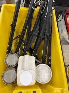 TOTE OF ASSORTED CEMENT ITEMS