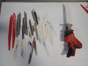 Milwaukee Hackzall Reciprocating Saw  includes extra blades  no battery included