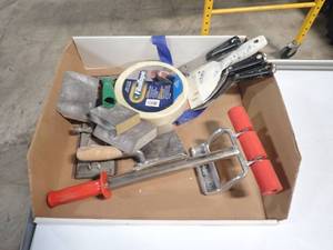 Drywall tools, mud scrapers, sanding blocks&nbsp