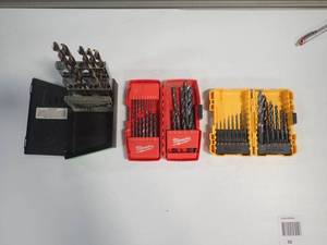 Sets of Drill Bits, all are in good condition&nbsp