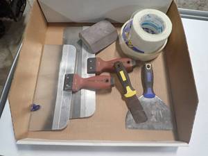 Dry Wall Scrapers, Wall Patches and Sanding blocks&nbsp