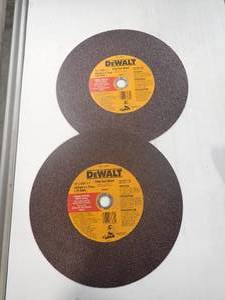 DeWalt 14 Chop Saw Wheel (x2 units)