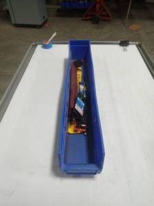 Blue Tray with Drill Bits